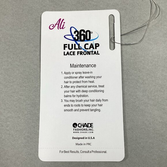 Straight 14” #Natural Black 100% Human Hair 360° Full Cap Lace Frontal - Picture 10 of 11